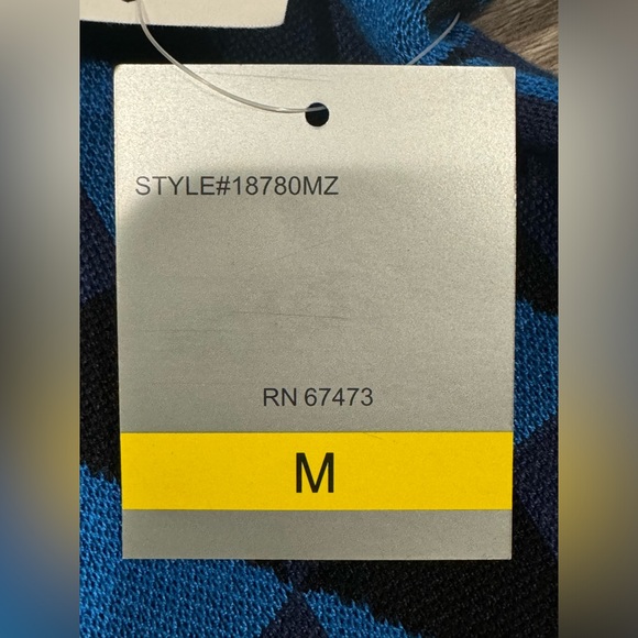 Danny and Nicole Blue, Navy, & Black Midi Sweater Dress Size M New With Tags - Picture 13 of 16